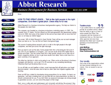 Tablet Screenshot of abbotresearch.info